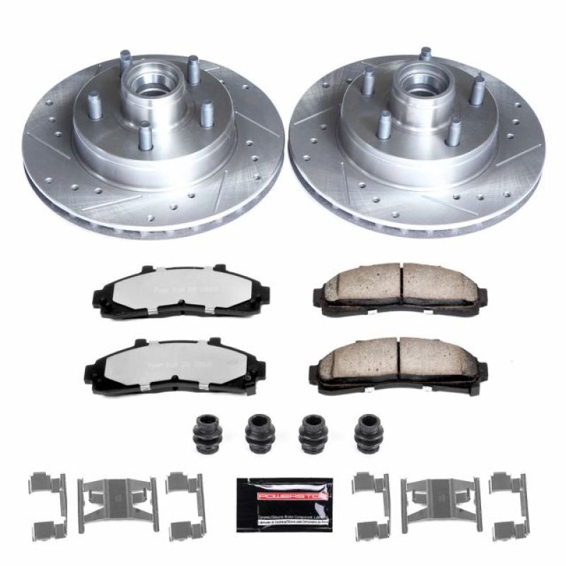 Power Stop 95-97 Ford Ranger Front Z36 Truck & Tow Brake Kit Brake Kits - Performance D&S PowerStop