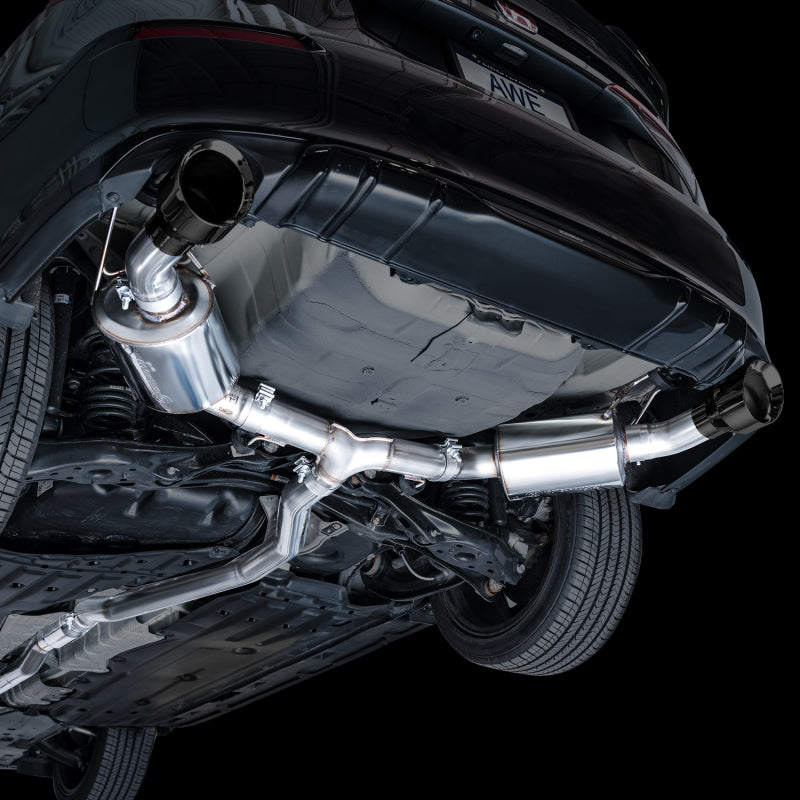 AWE Tuning 22+ Honda Civic Si/Acura Integra Touring Edition Catback Exhaust - Dual Diamond Black Tip Catback AWE Tuning