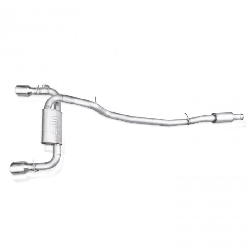 Stainless Works 2016-18 Ford Focus RS 3in Catback Vintage Round Muffler 5in Tips Headers & Manifolds Stainless Works