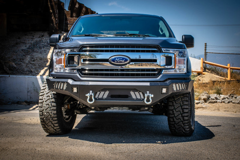 DV8 Offroad 2018+ Ford F-150 Front Bumper w/ Light Holes Bumpers - Steel DV8 Offroad