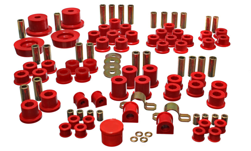 Energy Suspension 90-97 Mazda Miata Red Hyper-Flex Master Bushing Set Bushing Kits Energy Suspension