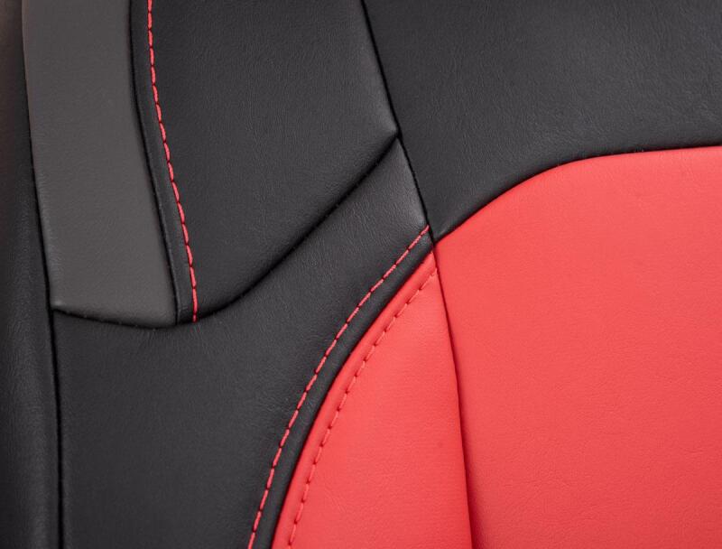 PRP Jeep Wrangler JL Front Seat Covers Jeep Gladiator JT- with Pocket Back (Pair) - Black/Orange Seat Covers PRP Seats