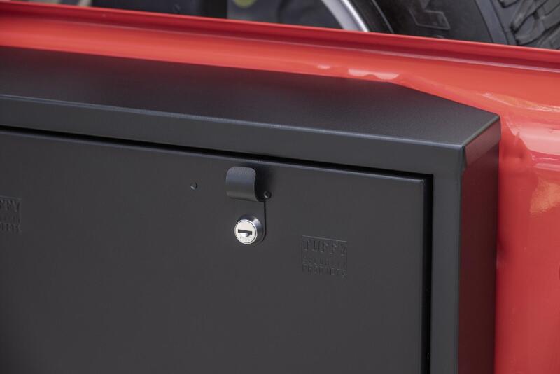 Tuffy Jeep Wrangler Tailgate Lockbox W/Keyed Lock Cargo Boxes & Bags Tuffy Products