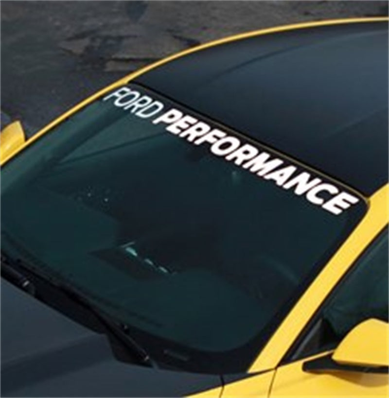 Ford Performance 2015-2016 Mustang Windshield Banner Stickers/Decals/Banners Ford Racing