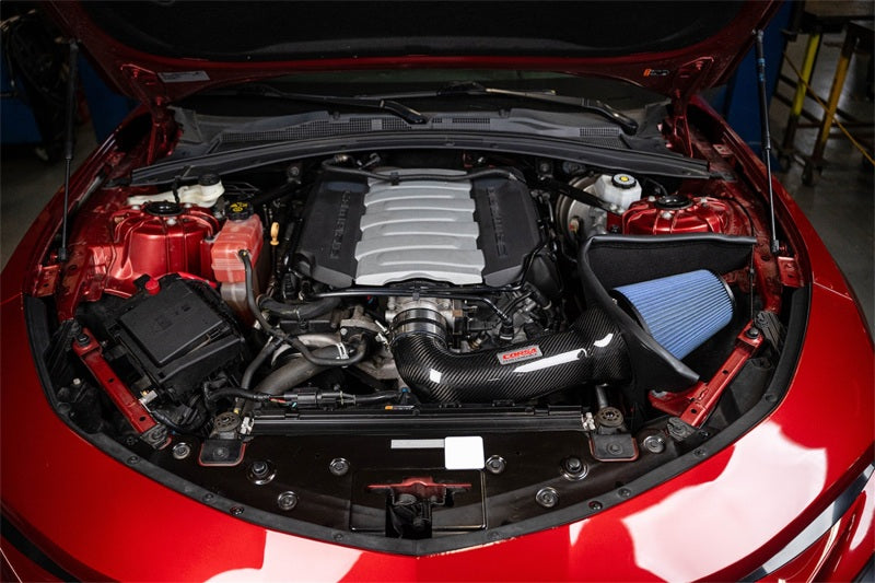 Corsa 16-24 Chevrolet Camaro SS 6.2L V8 Carbon Fiber Open Element Air Intake - Oiled Cold Air Intakes CORSA Performance