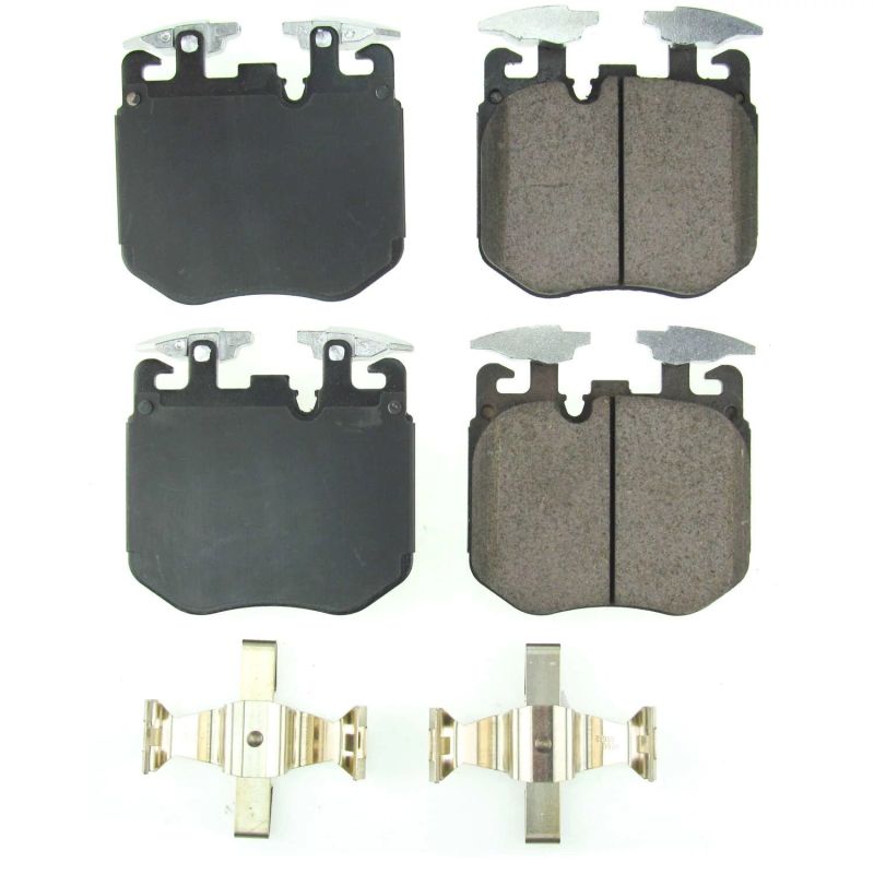 Power Stop 17-19 BMW 540i Front Z17 Evolution Ceramic Brake Pads w/Hardware Brake Pads - OE PowerStop