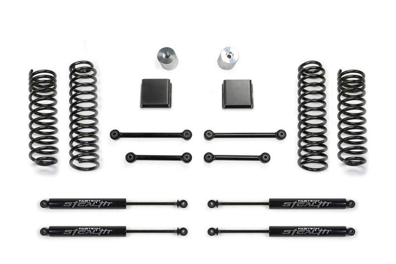 Fabtech 20-21 Jeep JT 4WD Gas 3in Sport Ii System w/Stealth Lift Kits Fabtech