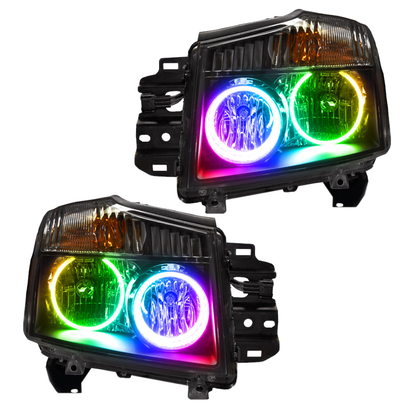 Oracle 08-15 Nissan Titan SMD HL - ColorSHIFT w/o Controller Headlights ORACLE Lighting