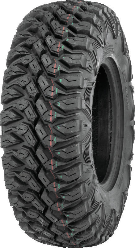 QuadBoss QBT846 Radial Utility Tire - 25x8R12 8Ply Tires - Off Road QuadBoss