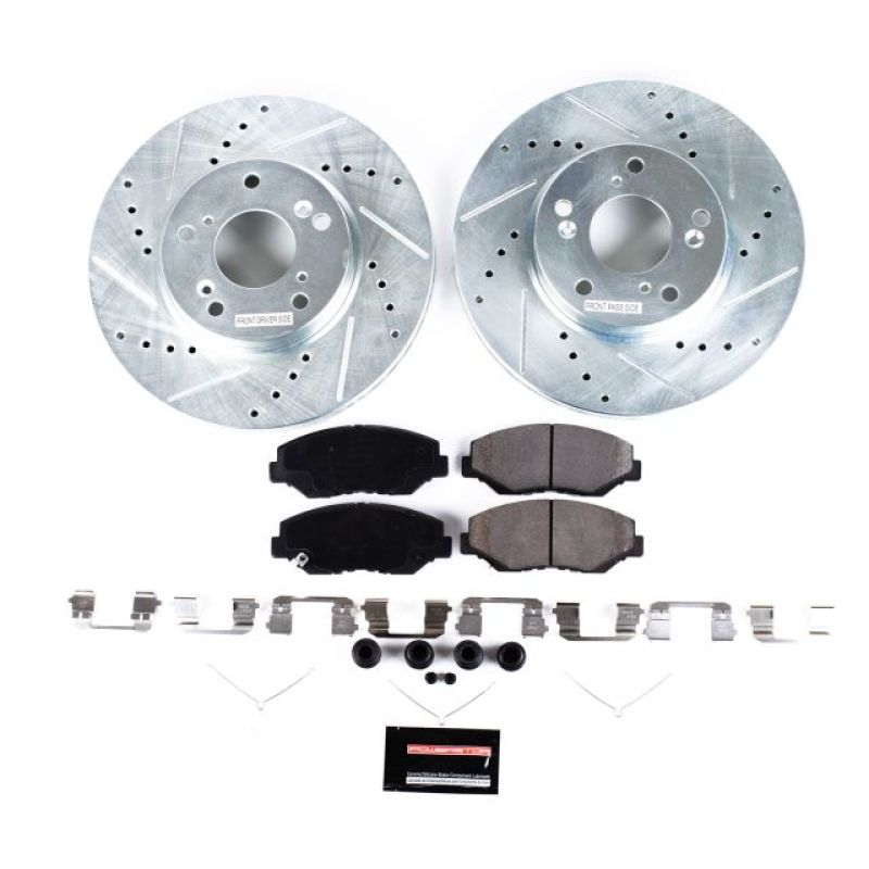 Power Stop 14-15 Acura ILX Front Z23 Evolution Sport Brake Kit Brake Kits - Performance D&S PowerStop