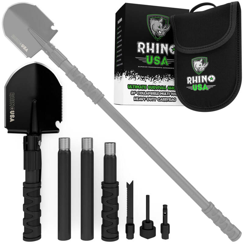 Rhino USA Ultimate Survival Shovel Camping Equipment Rhino USA