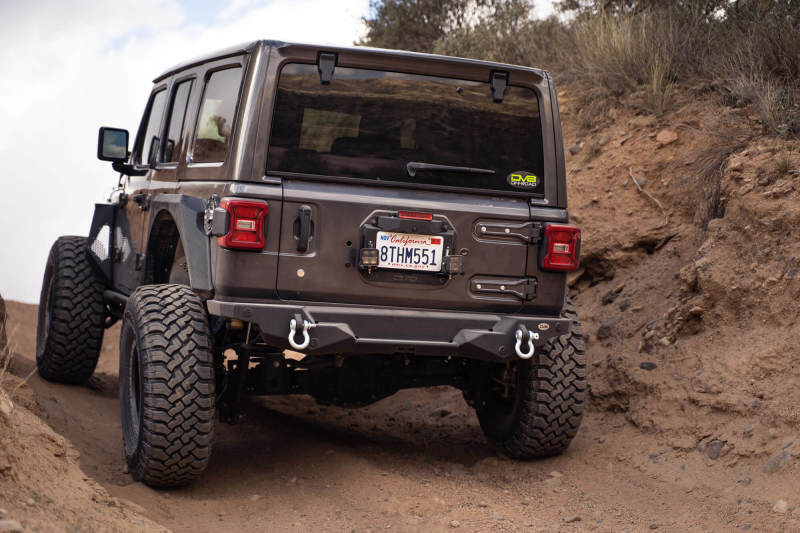 DV8 Offroad 18-22 Jeep Wrangler JL Spare Tire Delete Kit w/Light Mounts Brackets DV8 Offroad
