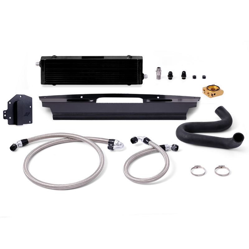 Mishimoto 15-17 Ford Mustang GT Right-Hand Drive Thermostatic Oil Cooler Kit - Black Oil Coolers Mishimoto