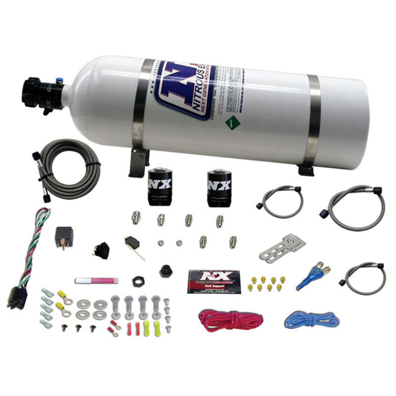 Nitrous Express All GM EFI Single Nozzle Nitrous Kit (35-150HP) w/15lb Bottle Nitrous Systems Nitrous Express