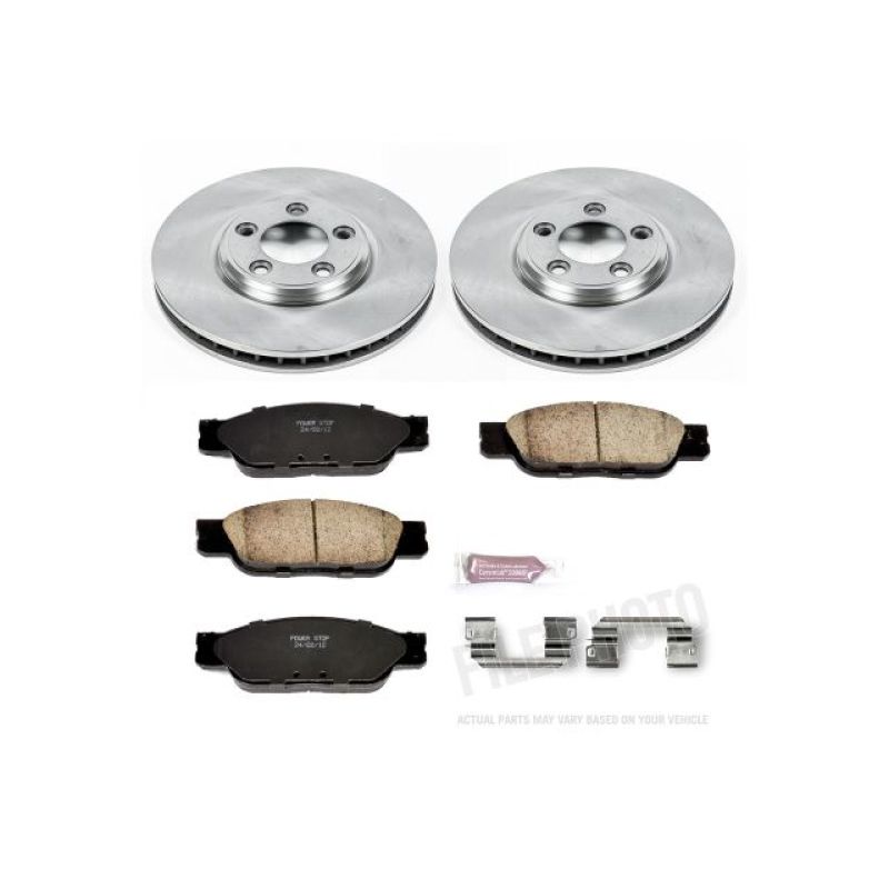 Power Stop 02-05 Ford Thunderbird Front Autospecialty Brake Kit Brake Kits - OE PowerStop