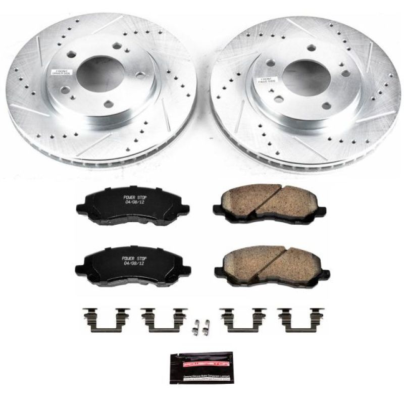 Power Stop 01-05 Chrysler Sebring Front Z23 Evolution Sport Brake Kit Brake Kits - Performance D&S PowerStop