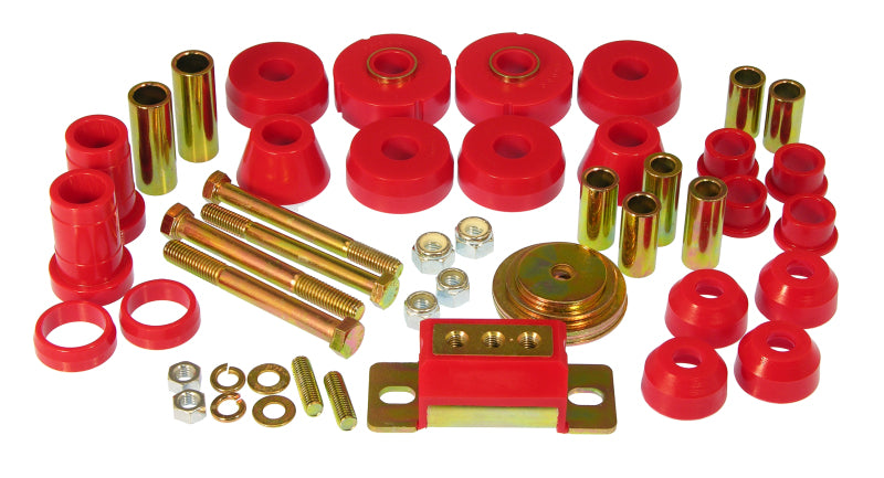 Prothane 63-66 Chevy C10 2wd Total Kit - Red Bushings - Full Vehicle Kits Prothane
