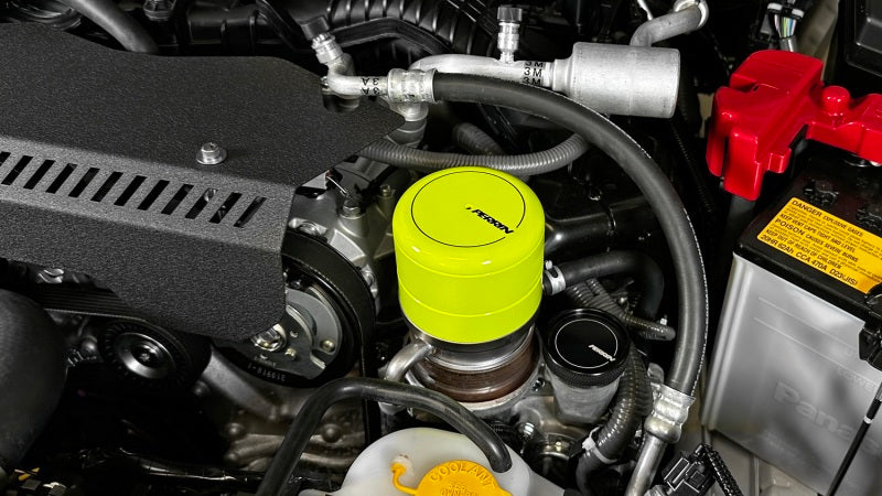 PERRIN 15-25 Subaru WRX & 13-25 BRZ/FR-S/86/GR86 Oil Filter Cover - Neon Yellow Oil Filters Perrin Performance