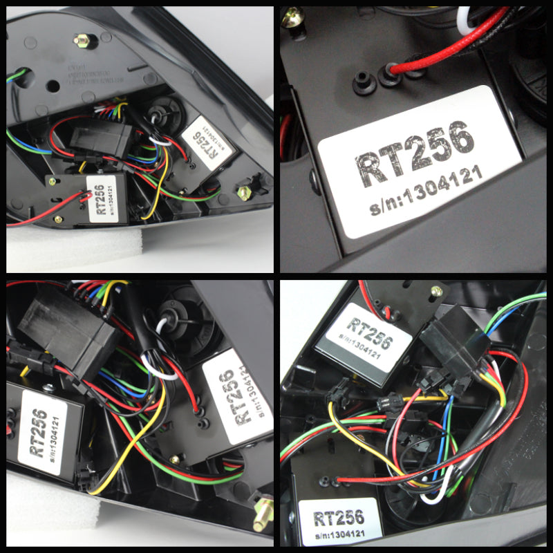 Spyder Mercedes Benz W204 C-Class 11-14 LED Tail Lights - Blk ALT-YD-MBZC11-LED-BK Tail Lights SPYDER