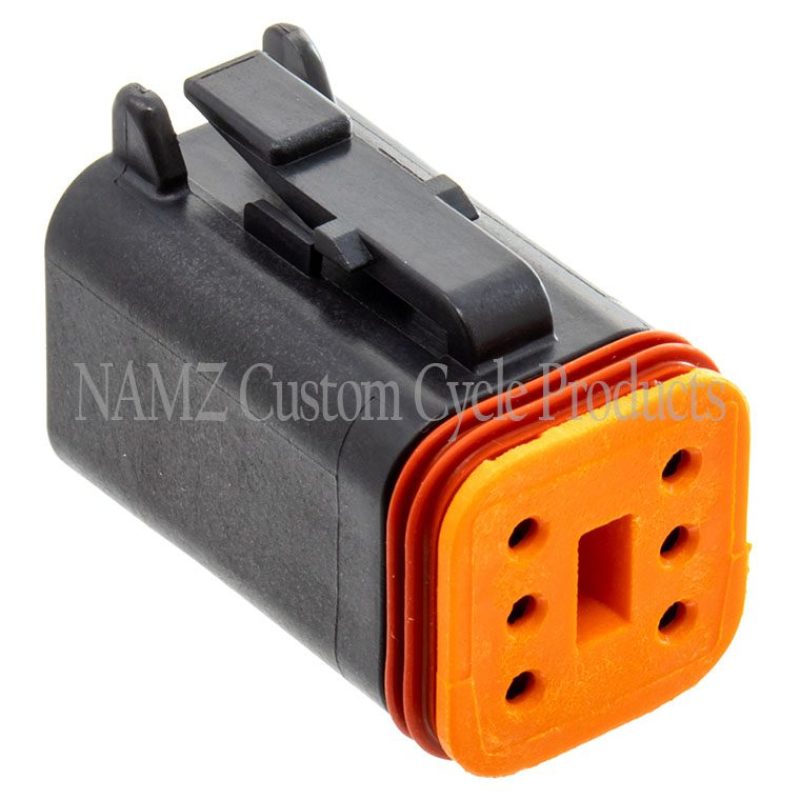 NAMZ Deutsch DT Series 6-Wire Plug & Wedgelock - Black (Repl. HD 72116-94BK) Wiring Connectors NAMZ