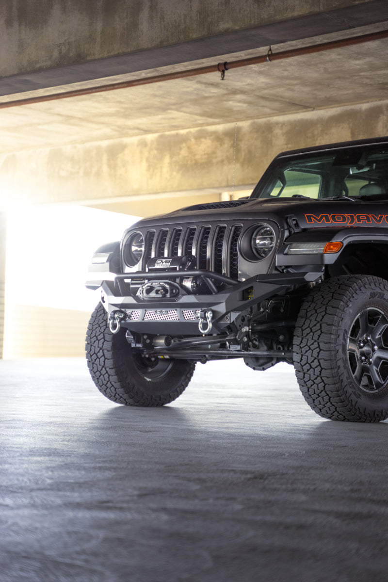DV8 Offroad 07-18 Jeep Wrangler JK / 18-23 Wrangler JL / 20-23 Gladiator JT MTO Series Front Bumper Bumpers - Steel DV8 Offroad