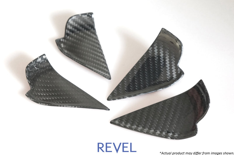 Revel GT Dry Carbon Door Trim Inner (Left & Right) 16-18 Mazda MX-5 - 2 Pieces Carbon Accessories Revel