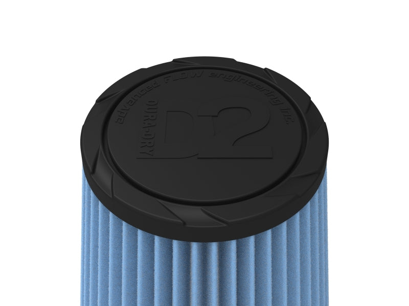 aFe POWER Universal Clamp-On Air Filter w/ D2 Dura-Dry Media - 4in F x 6in B x 4in T x 7in H Air Filters - Universal Fit aFe