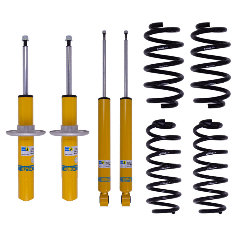 Bilstein B12 2009 Audi A4 Quattro Base Front and Rear Suspension Kit Shock & Spring Kits Bilstein