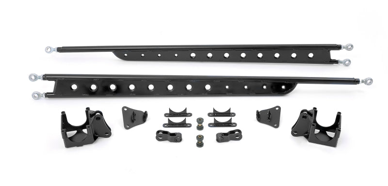 Fabtech 99-10 Ford F250/350 4WD Floating Rear Traction Bar System Traction Bars Fabtech