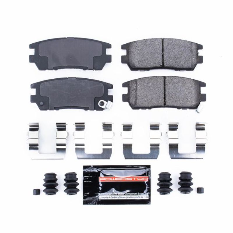 Power Stop 92-00 Mitsubishi Montero Rear Z23 Evolution Sport Brake Pads w/Hardware Brake Pads - Performance PowerStop