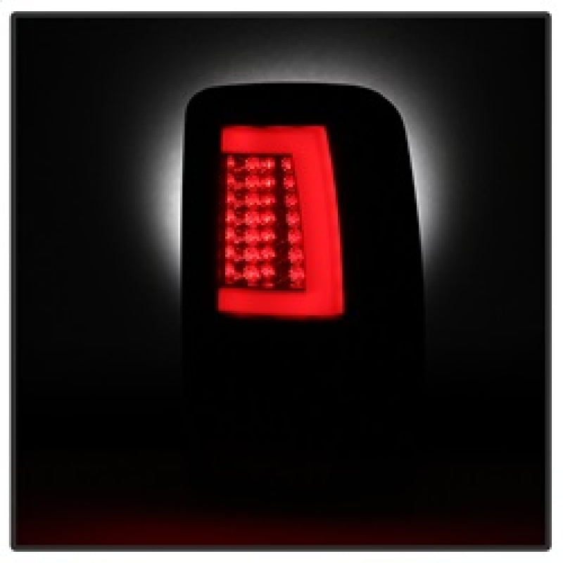Spyder 00-06 GMC Yukon/Yukon XL V2 Light Bar LED Tail Lights - Blk Smoke (ALT-YD-CD00V2-LBLED-BSM) Tail Lights SPYDER