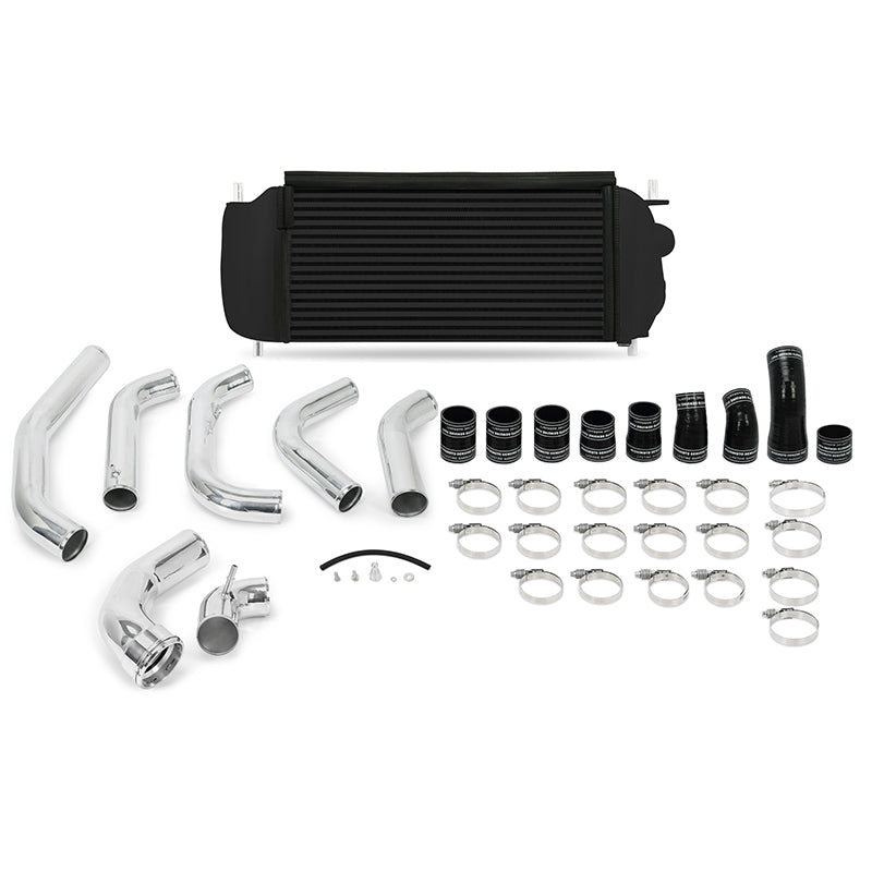 Mishimoto 15-16 Ford F-150 EcoBoost 3.5L Black Performance Intercooler Kit w/ Polished Pipes Intercooler Kits Mishimoto