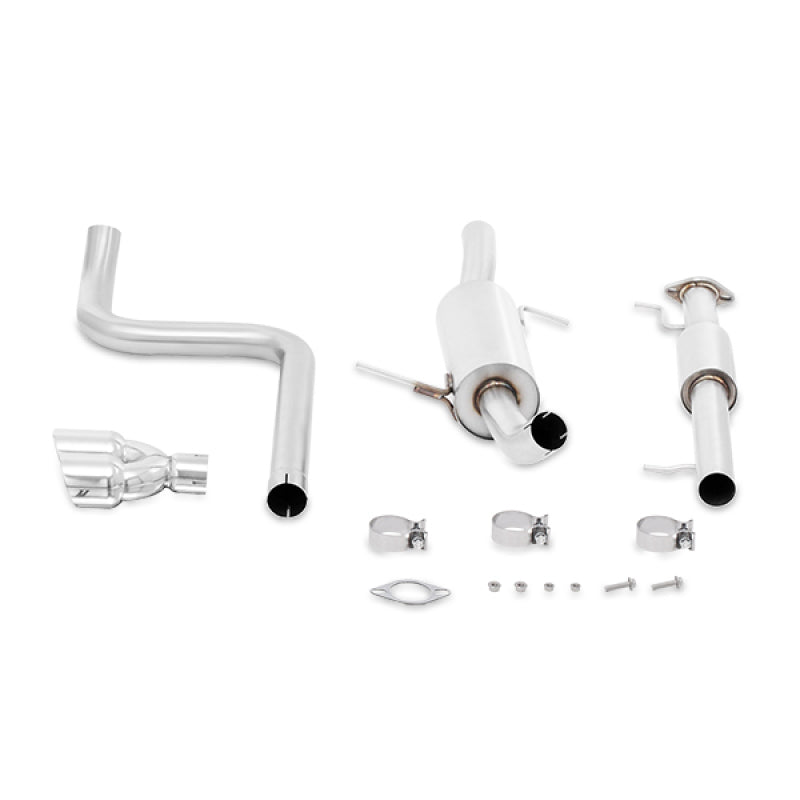 Mishimoto 14-16 Ford Fiesta ST 1.6L 2.5in Stainless Steel Resonated Cat-Back Exhaust w/ Polish Tips Catback Mishimoto