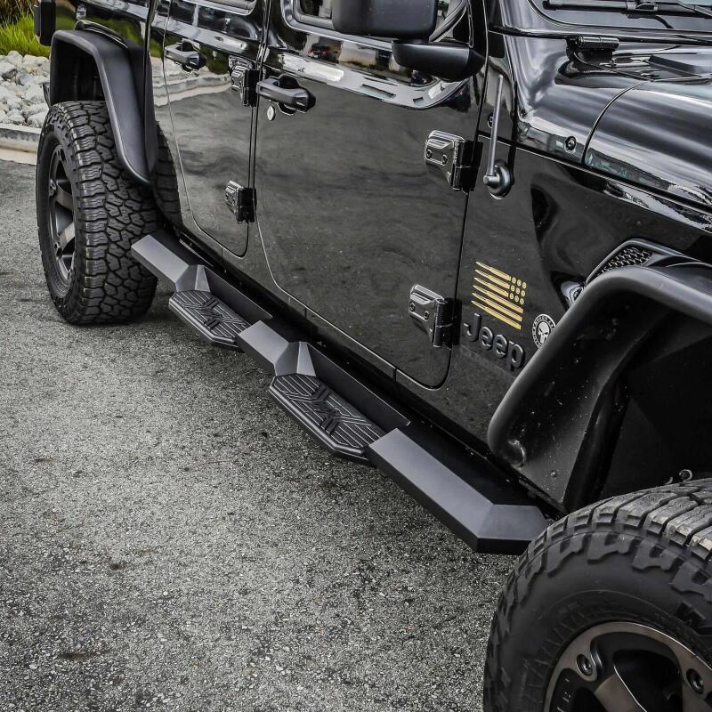 Westin 2020 Jeep Gladiator HDX Xtreme Nerf Step Bars - Textured Black Nerf Bars Westin