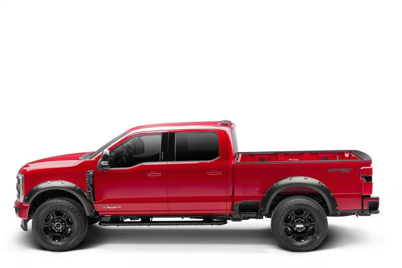 Bushwacker 23-24 Ford F-250/350 SuperDuty Pocket Style Flares 4pc - Black Fender Flares Bushwacker