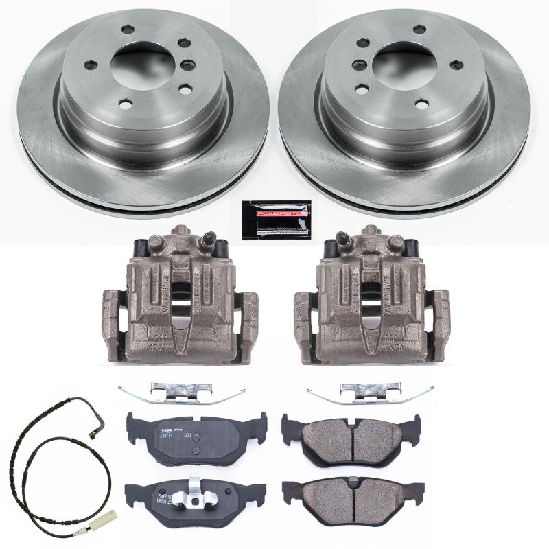 Power Stop 2006 BMW 325xi Rear Autospecialty Brake Kit w/Calipers Brake Kits - OE PowerStop