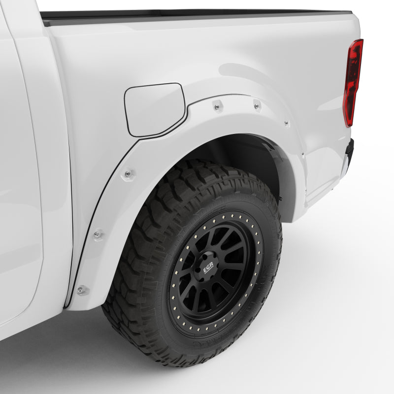 EGR 19-22 Ford Ranger Painted To Code Oxford Traditional Bolt-On Look Fender Flares White Set Of 4 Fender Flares EGR
