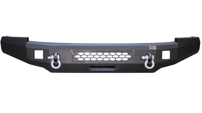Fishbone Offroad 07-13 Chevy Silverado 1500 Front Bumper - Black Bumpers - Steel Fishbone Offroad