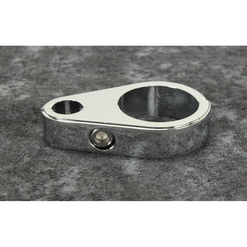 Bikers Choice 1 1/8 Inch Chrome Plain Clutch Cable Clamp Brake Hardware Bikers Choice