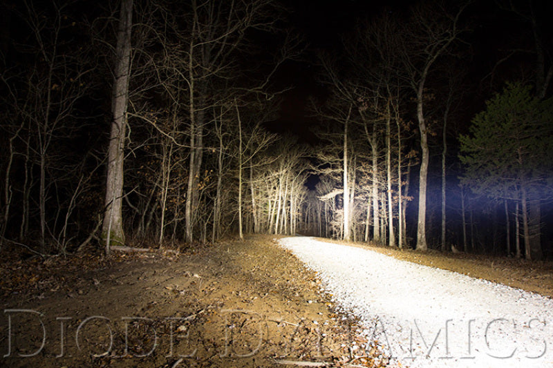 Diode Dynamics 18 In LED Light Bar Single Row Straight Clear Combo Each Stage Series Light Bars & Cubes Diode Dynamics