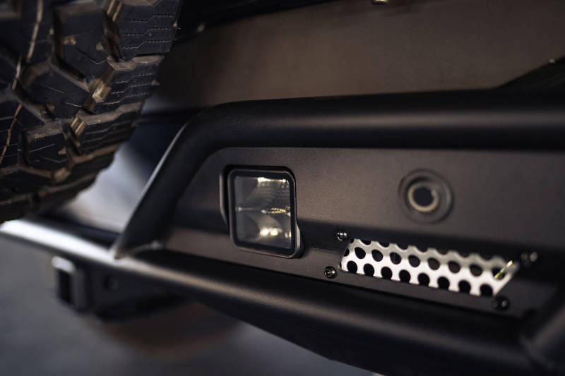 DV8 Offroad 21-23 Ford Bronco Competition Series Rear Bumper Bumpers - Steel DV8 Offroad