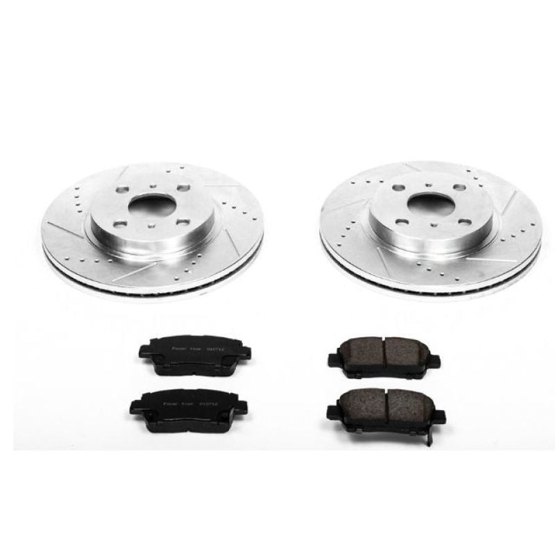 Power Stop 04-06 Scion xA Front Z23 Evolution Sport Brake Kit Brake Kits - Performance D&S PowerStop