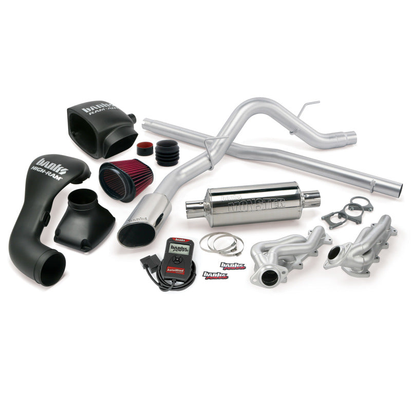 Banks Power 06-08 Ford 5.4L F-150 CCMB PowerPack System - SS Single Exhaust w/ Chrome Tip Performance Packages Banks Power