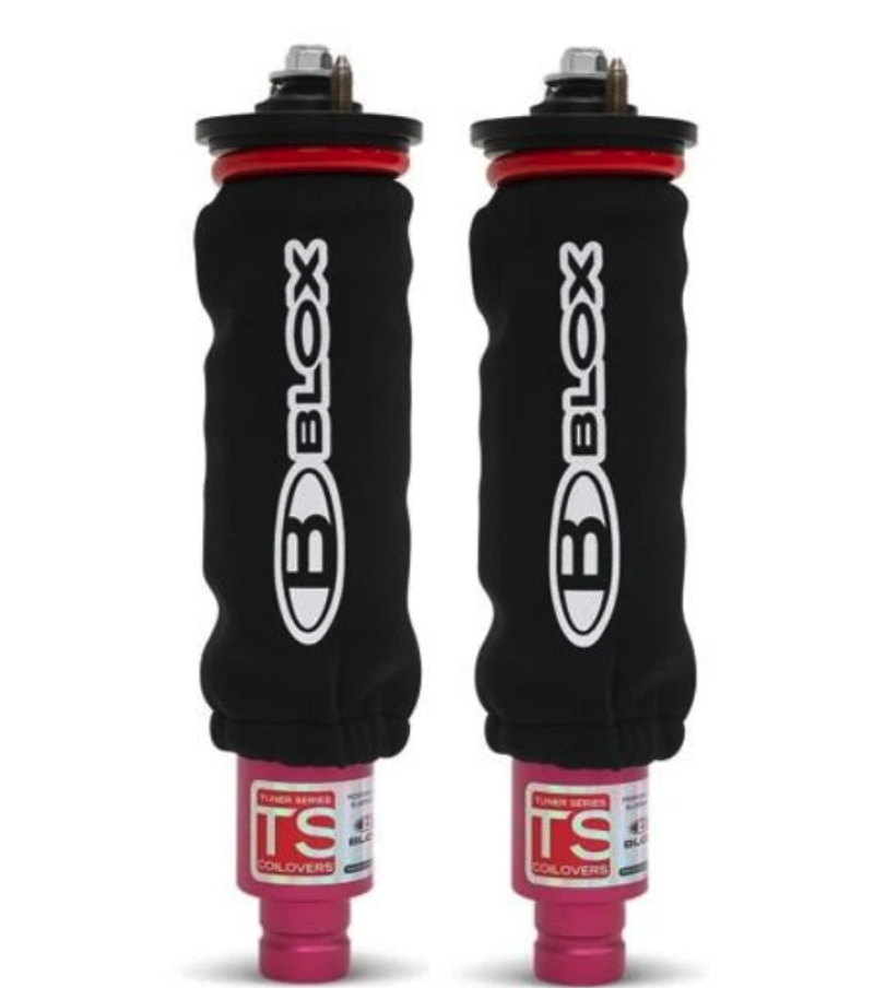 BLOX Racing Neoprene Coilover Covers - Black (Pair) Coilover Components BLOX Racing