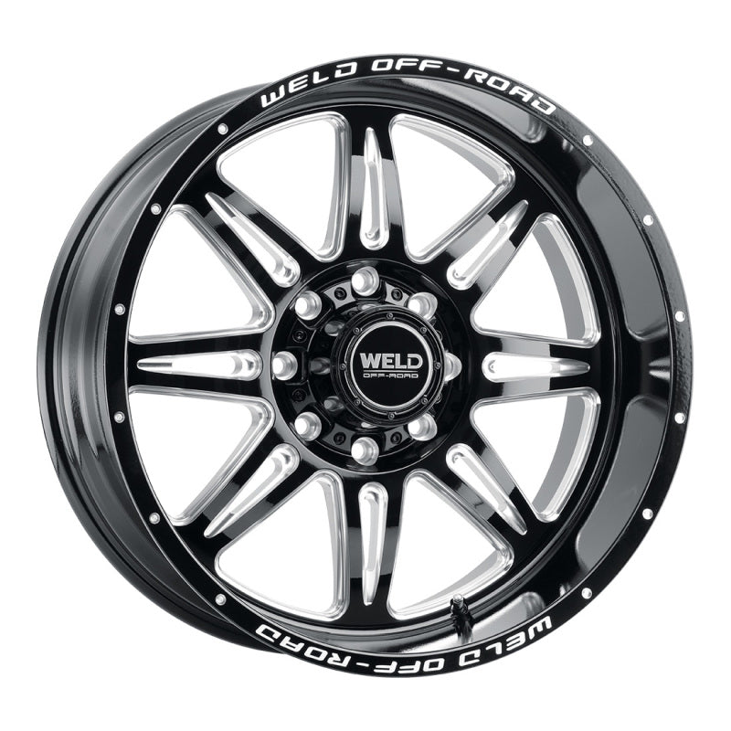 Weld Cheyenne W132 Series 20x10 / 8x170 BP / -18 Offset / 4.75 BS / 125.1 Bore - Gloss Black MIL Wheels - Forged Weld