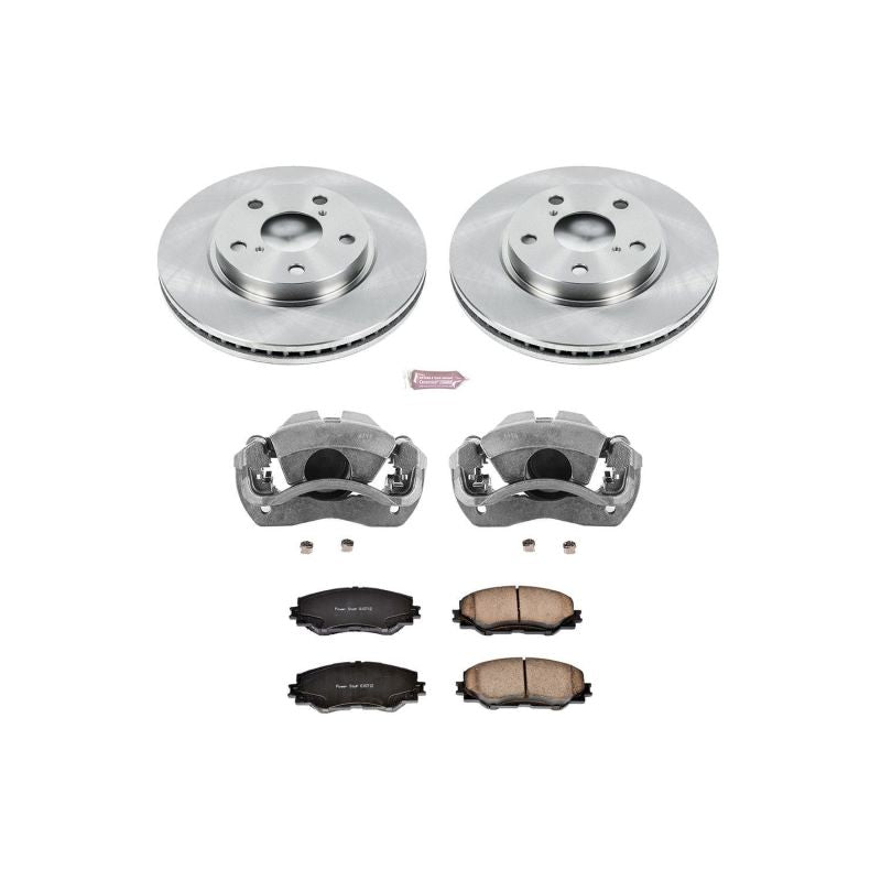 Power Stop 10-12 Lexus HS250h Front Autospecialty Brake Kit w/Calipers Brake Kits - OE PowerStop