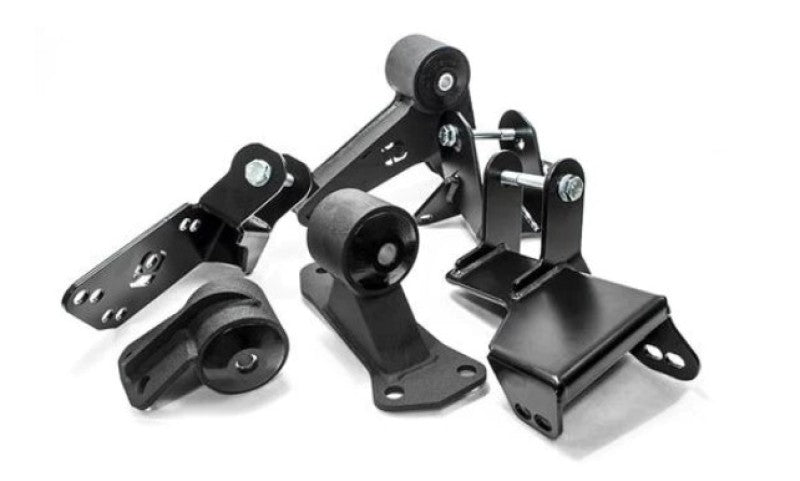 Innovative 96-00 Civic K-Series Black Steel Mounts 95A Bushings (EG/DC Subframe) Engine Mounts Innovative Mounts