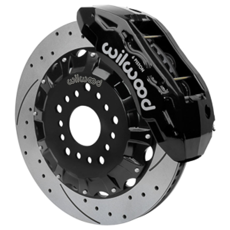 Wilwood 63-70 Chevy C10 TX6R Front Kit w/ 16in SRP Rotors & Lines - Black Big Brake Kits Wilwood