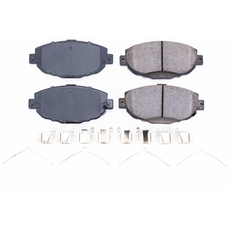 Power Stop 99-00 Lexus SC300 Front Z17 Evolution Ceramic Brake Pads w/Hardware Brake Pads - OE PowerStop