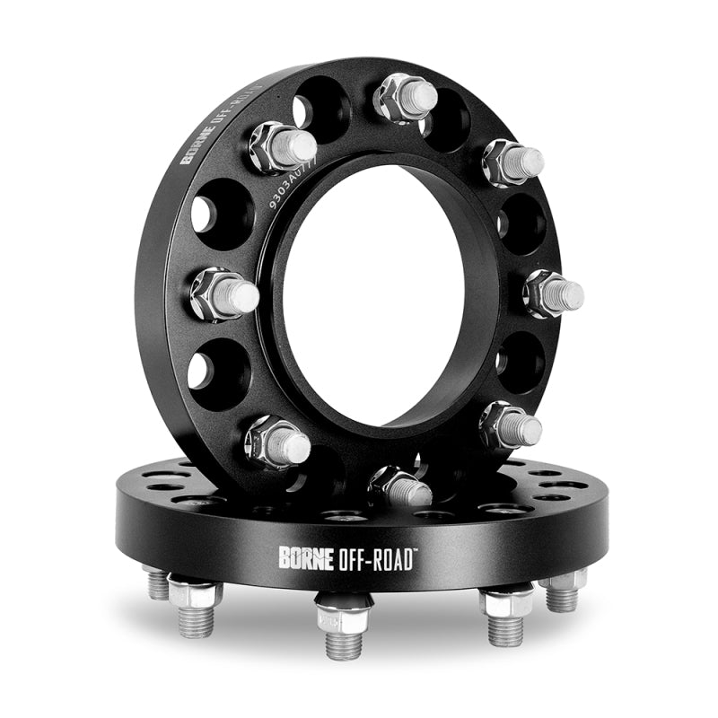 Mishimoto Wheel Spacers 8x180 124.1 25 M14 Black Wheel Spacers & Adapters Mishimoto